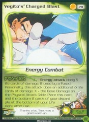 Vegito's Charged Blast - 028 - Unlimited Edition - Flat Foil
